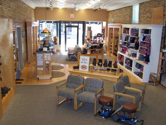 We offer 4A to 6E shoes for men and women