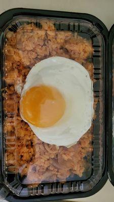 $5. Kim chee fried rice and egg.