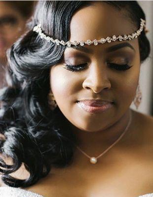 Wedding updo/ traditional sew-in