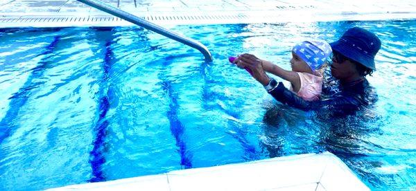 Swimming with Coach Q