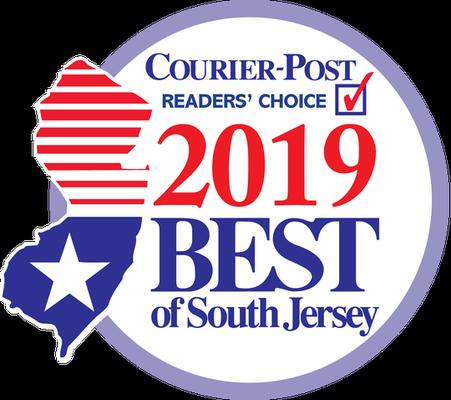 Winner 2019 Best of South Jersey- Courier Post