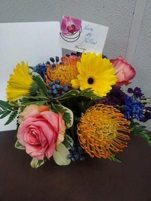 "Just Because" floral arrangement..