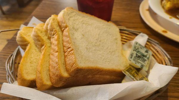 1 slice of bread per order of Stew. We order extra for the Stew gravy.