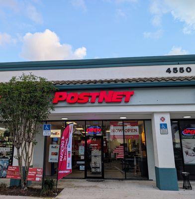 Outside view of PostNet Palm Beach at 4550 Lantana Rd., Ste A3, Grennacres, FL