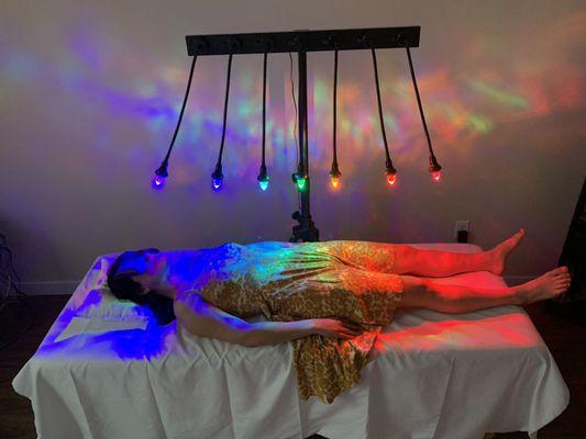 Charka light crystal therapy