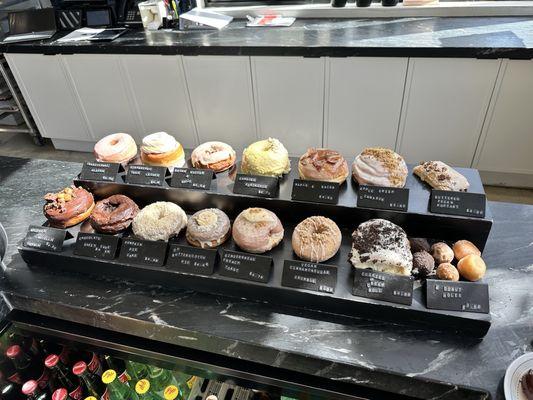 Donut options for sale on November 4th, 2024