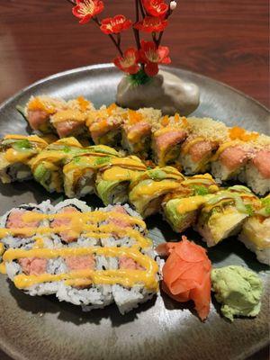 Spicy Tuna Roll & Savannah Roll - I forgot the others name :(