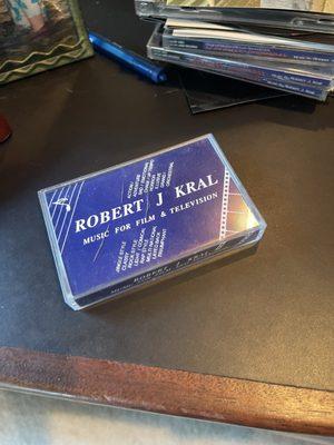 Rare 1991 demo cassette featuring Robert J. Kral's music of the time.