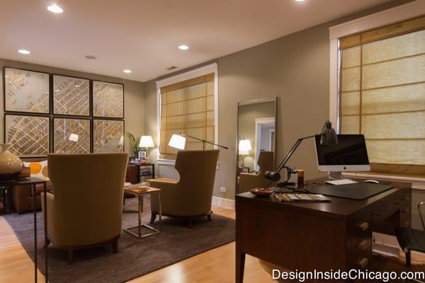 Chicago Interior Design - Modern home office