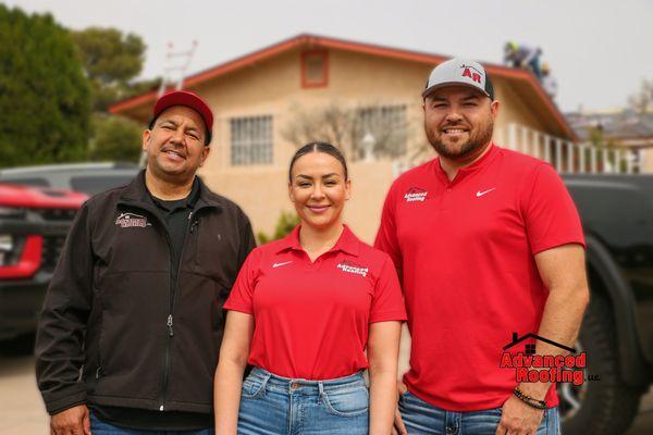 Advanced Roofing LLC team - owners Mark & Adriana Muzio