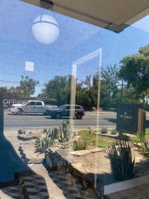 The office saying it will be back at 1 and the time was 1:15pm