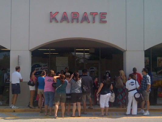 30mins before Black Belt Testing