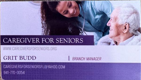 Caregivers for seniors