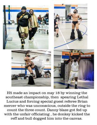 Two men has a score to settle on July 27. They're in a tag team match. Lethal Lucius and mystery partner will face Danny B & H5