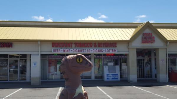 Bob the Raptor Says "Mammals come here for beer prey."