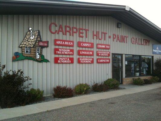 Carpet Hut, LLC in Cody, Wyoming, featuring a huge line of carpets, cabinets and counter tops. Come see us today!