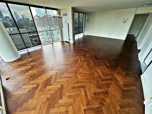 Herringbone refinish