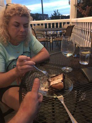 Chocolate Tiramisu cake, totally rockin'.