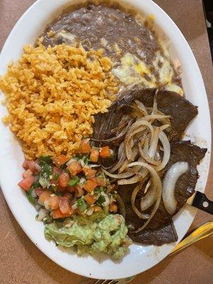 carne asada plate
