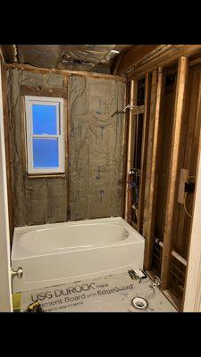 Recent bathroom - progress