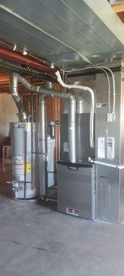 New furnace installation