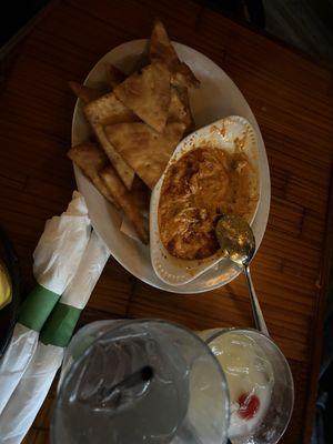 Blue Crab Dip with Pita