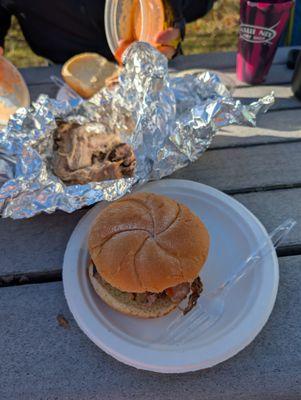 Pulled pork picnic.