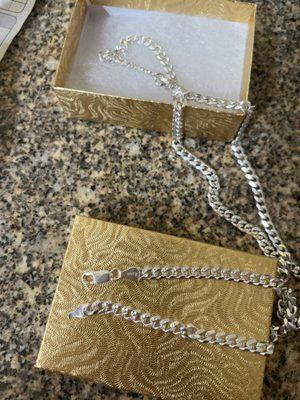 The clasp is fine , the necklace broke