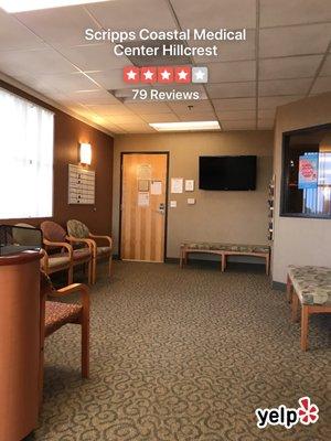 Dr. Pogorelov is in Suite 600 in Scripps Medical Center. This is one of the nice waiting rooms.