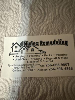Nunez Remodeling