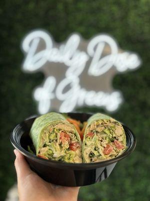 The Chicken Caesar Wrap! Super filling and beautiful