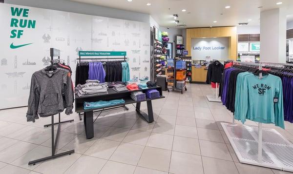 Lady Foot Locker space for NWHM