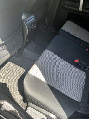 Back seats look good