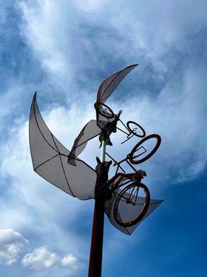 Keep an eye out for the variety of art along The Loop