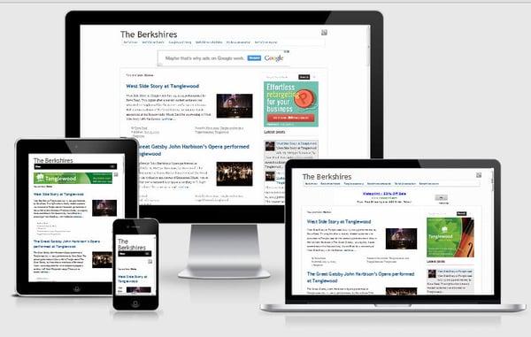 Responsive web design makes websites that work on smartphones, tablets, laptops, and desktop computers.