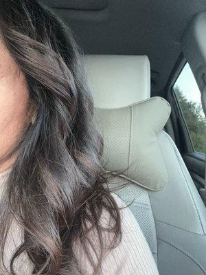 Fabulous root touchup, wash, and style by Anastasia! Thank you so much.