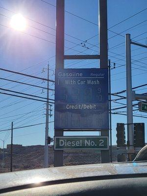 Car wash but can't purchase at pump