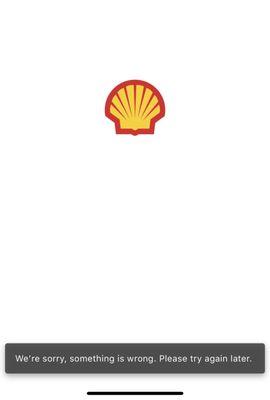The Shell app never works at this location