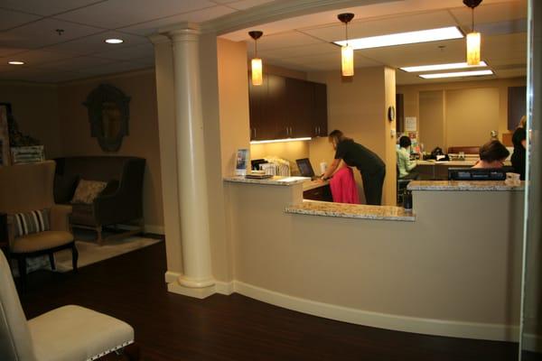 Vein Guys Reception area