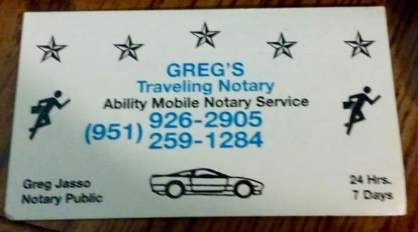 Greg's Mobile Notary
