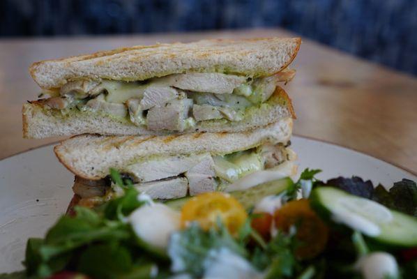 Chicken pesto sandwich