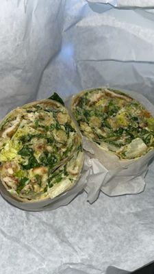 Chicken Caesar wrap