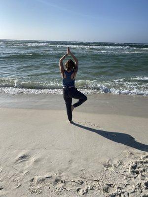 Namaste on the Beach