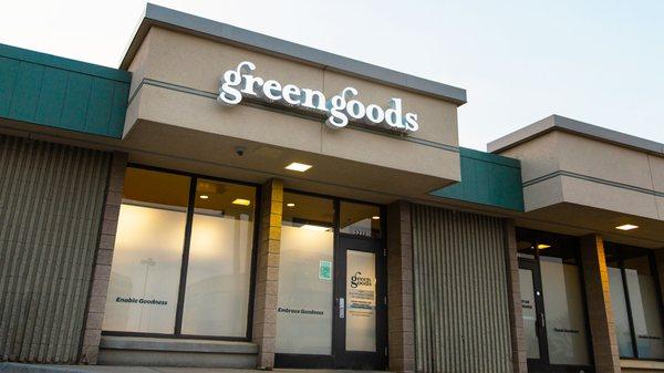 Green Goods - Bloomington's dispensary storefront!