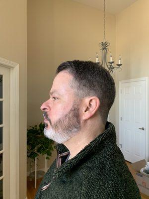 #1 fade and beard cleanup.