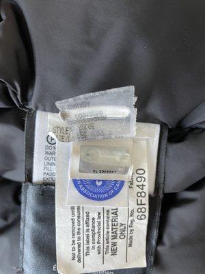 After dry clean