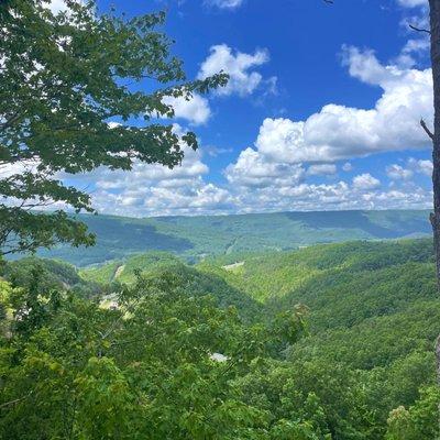 The breathtaking view right next to the outpost