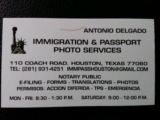 Immigration & Passport Photos Services