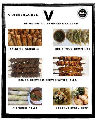 Chicken, Beef, & Vegetarian Options