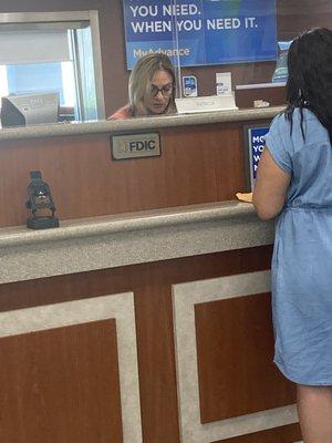 This is the most unprofessional bank save your time and don't ever bank with them and she was very nasty to me